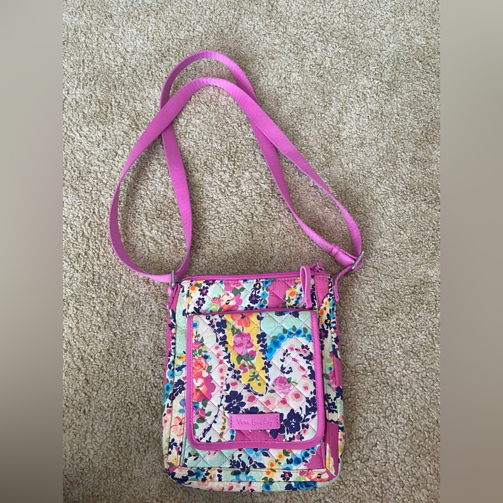 Vera Bradley Pink Floral Crossbody Bag